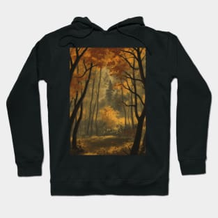 Hiking Trail in Fall - Autumn Woodland Hoodie